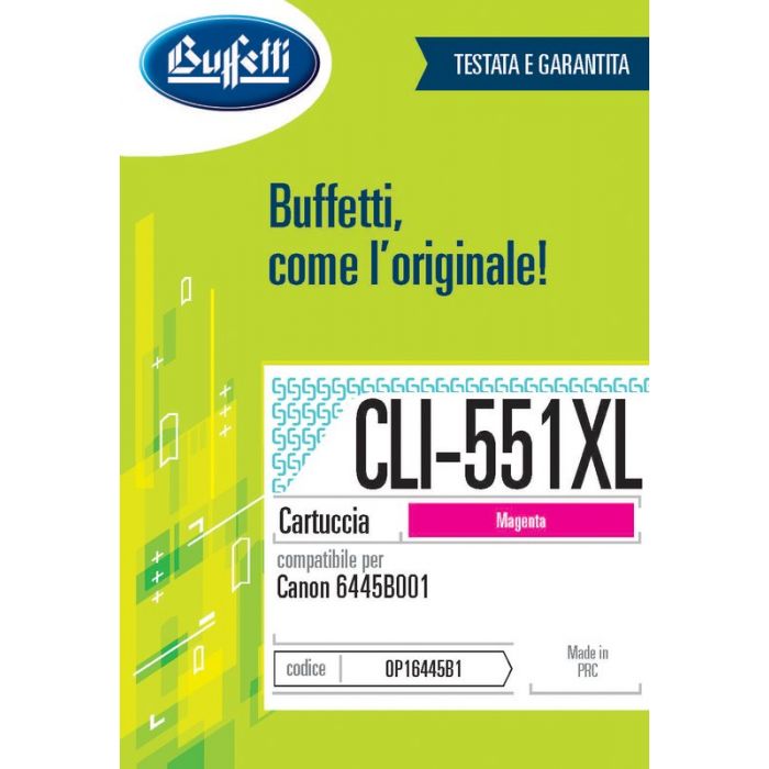 COMP CANON CLI-551XL MAGENTA COMP 6445B001 -  600